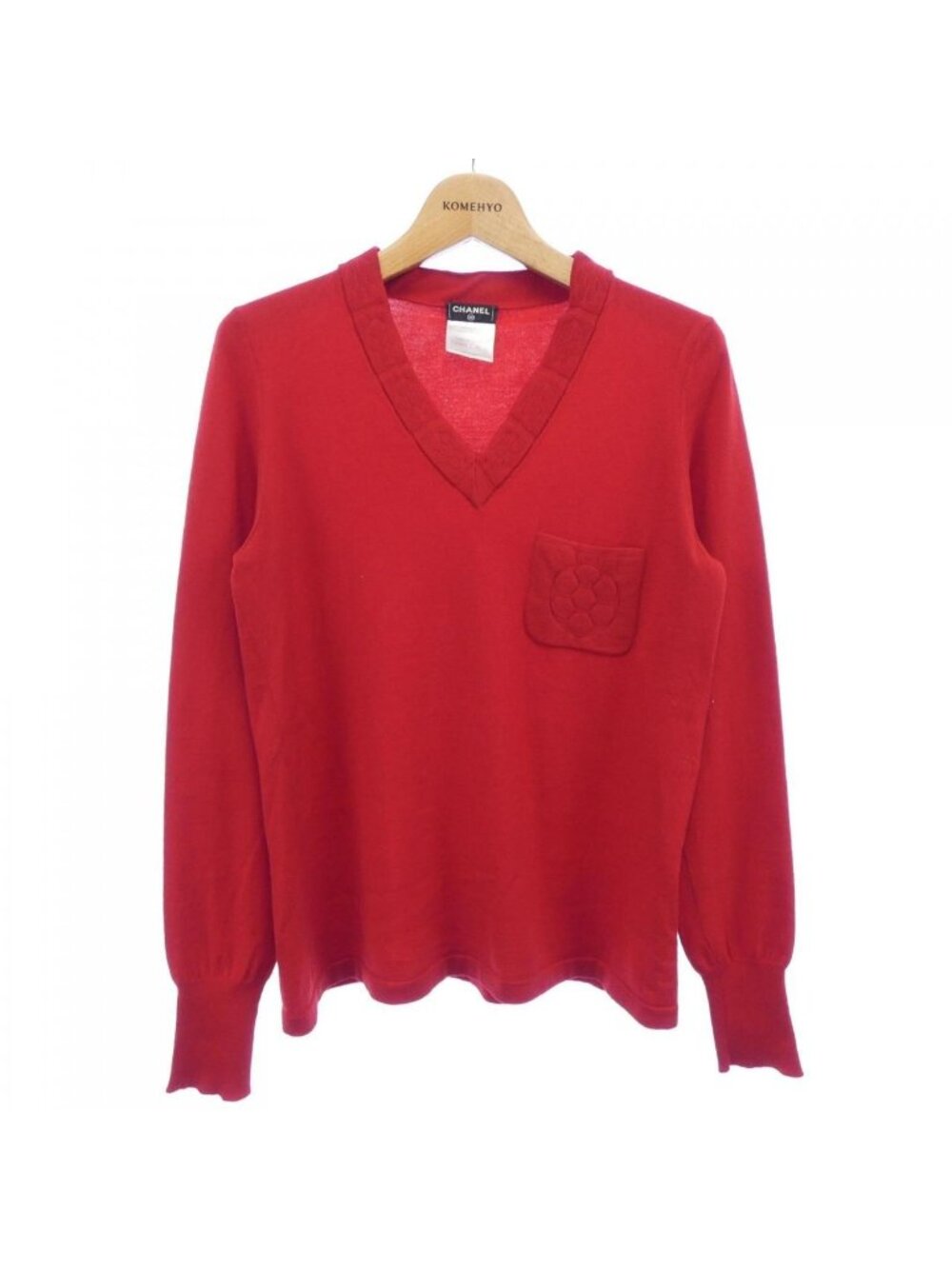 Chanel Knit Sweater Red